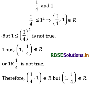 RBSE Solutions for Class 12 Maths Chapter 1 Relations and Functions Ex 1.1 2