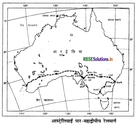 RBSE Class 12 Geography Important Questions Chapter 8 परिवहन एवं संचार 2