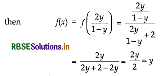 RBSE Solutions for Class 12 Maths Chapter 1 Relations and Functions Ex 1.3 2