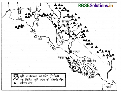 RBSE Class 11 History Important Questions Chapter 2 लेखन कला और शहरी जीवन 2