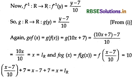 RBSE Solutions for Class 12 Maths Chapter 1 Relations and Functions Miscellaneous Exercise 2
