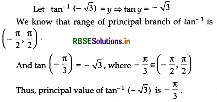 RBSE Solutions for Class 12 Maths Chapter 2 Inverse Trigonometric Functions Ex 2.1 3