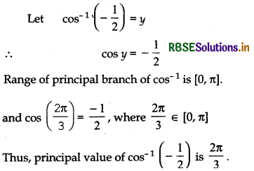 RBSE Solutions for Class 12 Maths Chapter 2 Inverse Trigonometric Functions Ex 2.1 4