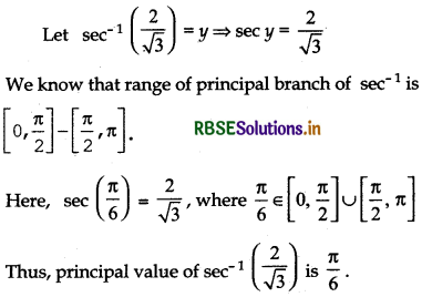 RBSE Solutions for Class 12 Maths Chapter 2 Inverse Trigonometric Functions Ex 2.1 6