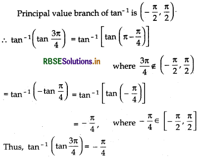 RBSE Solutions for Class 12 Maths Chapter 2 Inverse Trigonometric Functions Ex 2.2 14