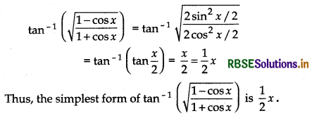 RBSE Solutions for Class 12 Maths Chapter 2 Inverse Trigonometric Functions Ex 2.2 5