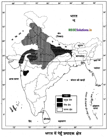 RBSE Class 12 Geography Important Questions Chapter 5 भूसंसाधन तथा कृषि 5
