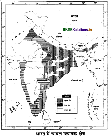 RBSE Class 12 Geography Important Questions Chapter 5 भूसंसाधन तथा कृषि 6