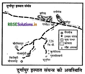 RBSE Class 12 Geography Important Questions Chapter 8 निर्माण उद्योग 4