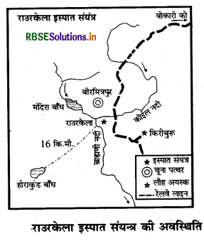 RBSE Class 12 Geography Important Questions Chapter 8 निर्माण उद्योग 6
