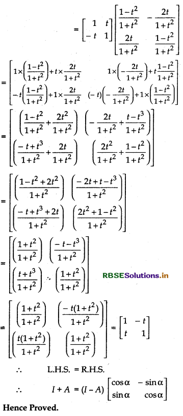 RBSE Solutions for Class 12 Maths Chapter 3 Matrices Ex 3.2 38