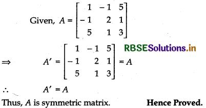 RBSE Solutions for Class 12 Maths Chapter 3 Matrices Ex 3.3 10