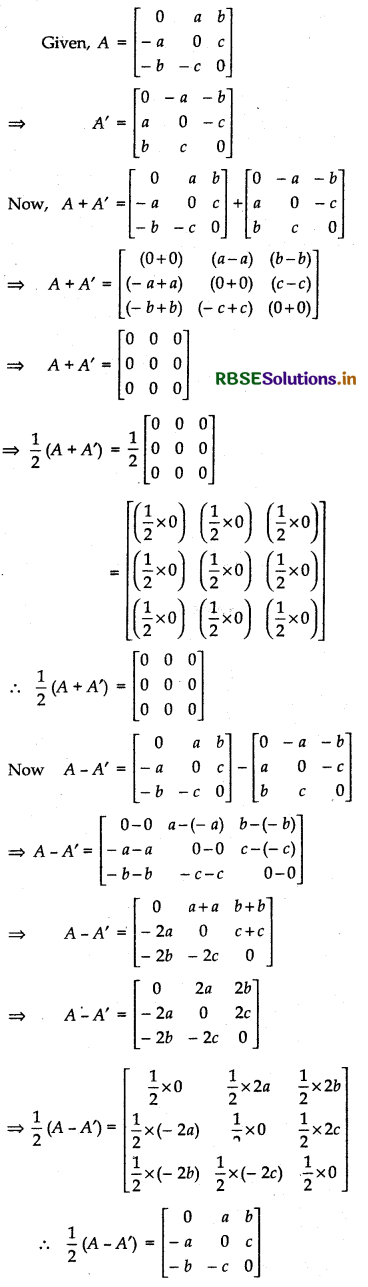 RBSE Solutions for Class 12 Maths Chapter 3 Matrices Ex 3.3 14