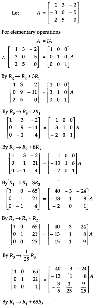 RBSE Solutions for Class 12 Maths Chapter 3 Matrices Ex 3.4 17