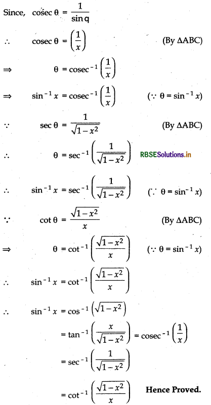 RBSE Class 12 Maths Notes Chapter 2 Inverse Trigonometric Functions 18