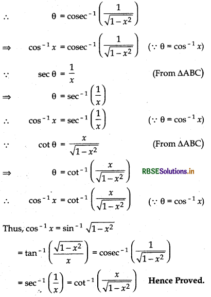 RBSE Class 12 Maths Notes Chapter 2 Inverse Trigonometric Functions 21