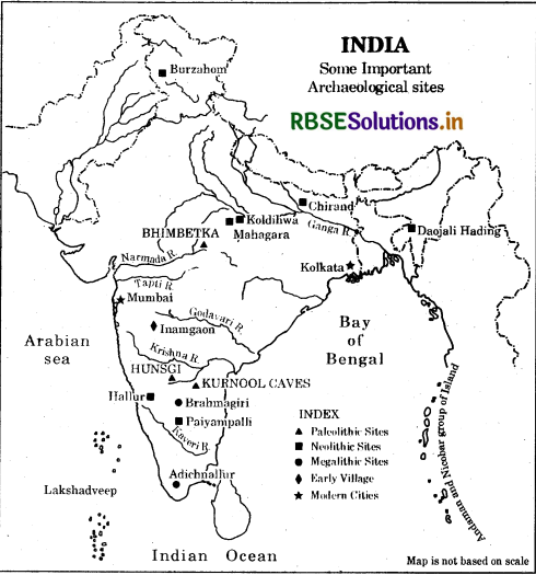 RBSE Solutions for Class 6 Our Rajasthan Map Based Questions Q9