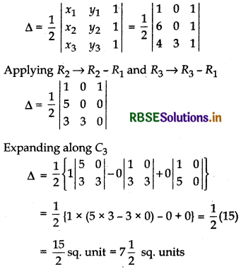 RBSE Solutions for Class 12 Maths Chapter 4 Determinants Ex 4.3 1
