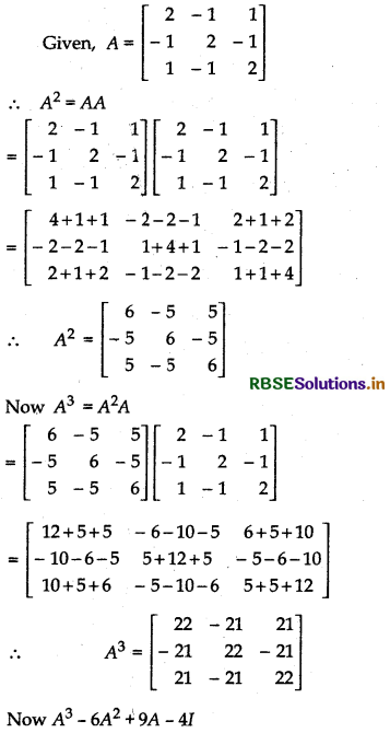 RBSE Solutions for Class 12 Maths Chapter 4 Determinants Ex 4.5 20