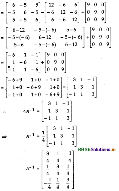 RBSE Solutions for Class 12 Maths Chapter 4 Determinants Ex 4.5 22