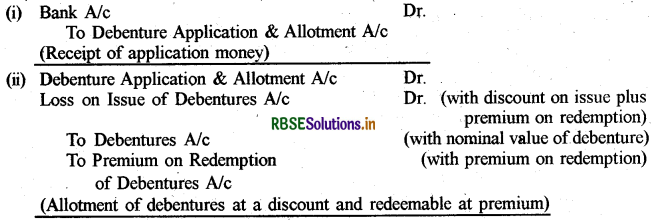 RBSE Class 12 Accountancy Notes Chapter 2 ऋणपत्रों का निर्गम एवं मोचन 11