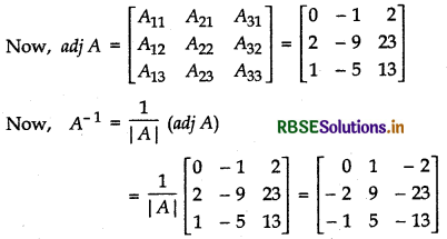 RBSE Solutions for Class 12 Maths Chapter 4 Determinants Ex 4.6 23