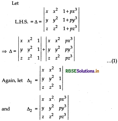 RBSE Solutions for Class 12 Maths Chapter 4 Determinants Miscellaneous Exercise 19