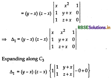 RBSE Solutions for Class 12 Maths Chapter 4 Determinants Miscellaneous Exercise 20