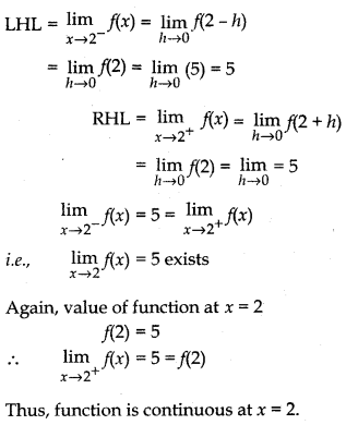 RBSE Solutions for Class 12 Maths Chapter 5 Continuity and Differentiability Ex 5.1 10