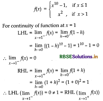 RBSE Solutions for Class 12 Maths Chapter 5 Continuity and Differentiability Ex 5.1 25