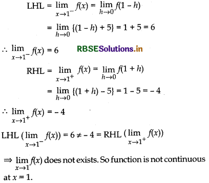 RBSE Solutions for Class 12 Maths Chapter 5 Continuity and Differentiability Ex 5.1 28