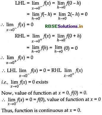 RBSE Solutions for Class 12 Maths Chapter 5 Continuity and Differentiability Ex 5.1 33
