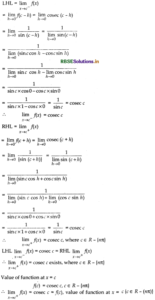RBSE Solutions for Class 12 Maths Chapter 5 Continuity and Differentiability Ex 5.1 51