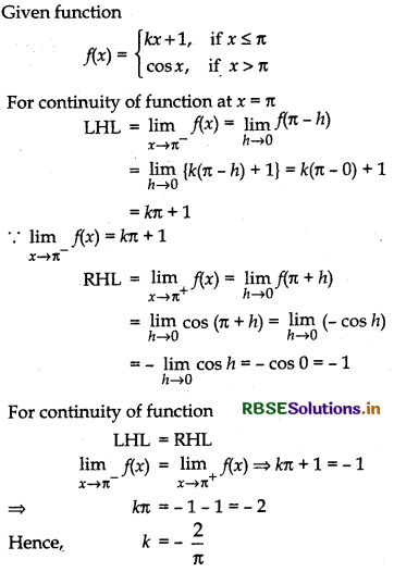 RBSE Solutions for Class 12 Maths Chapter 5 Continuity and Differentiability Ex 5.1 67