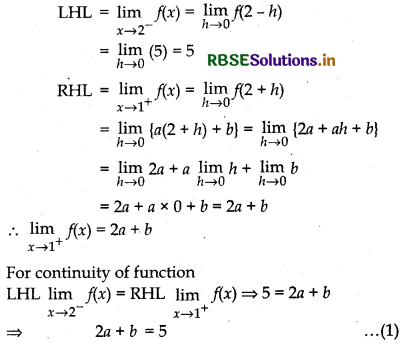 RBSE Solutions for Class 12 Maths Chapter 5 Continuity and Differentiability Ex 5.1 72