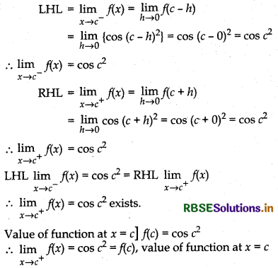 RBSE Solutions for Class 12 Maths Chapter 5 Continuity and Differentiability Ex 5.1 74