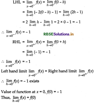 RBSE Solutions for Class 12 Maths Chapter 5 Continuity and Differentiability Ex 5.1 79