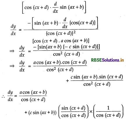 RBSE Solutions for Class 12 Maths Chapter 5 Continuity and Differentiability Ex 5.2 2