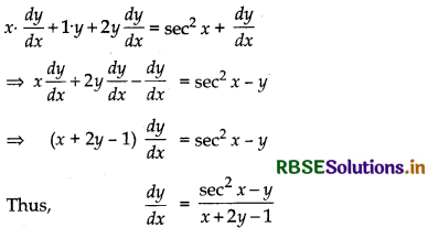 RBSE Solutions for Class 12 Maths Chapter 5 Continuity and Differentiability Ex 5.3 1