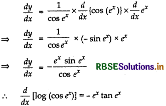 RBSE Solutions for Class 12 Maths Chapter 5 Continuity and Differentiability Ex 5.4 4