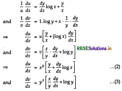 RBSE Solutions for Class 12 Maths Chapter 5 Continuity and Differentiability Ex 5.5 14