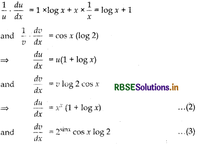 RBSE Solutions for Class 12 Maths Chapter 5 Continuity and Differentiability Ex 5.5 4