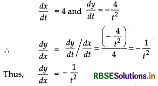 RBSE Solutions for Class 12 Maths Chapter 5 Continuity and Differentiability Ex 5.6 4