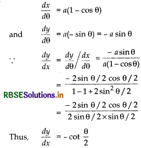 RBSE Solutions for Class 12 Maths Chapter 5 Continuity and Differentiability Ex 5.6 6
