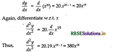 RBSE Solutions for Class 12 Maths Chapter 5 Continuity and Differentiability Ex 5.7 1