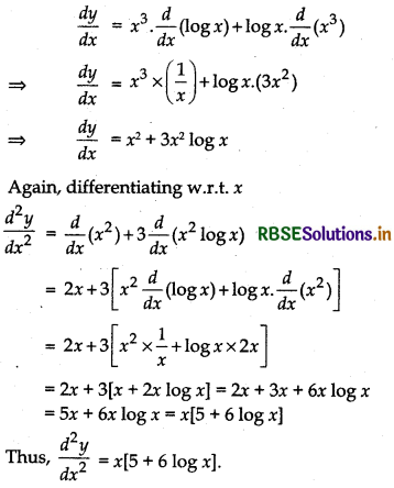 RBSE Solutions for Class 12 Maths Chapter 5 Continuity and Differentiability Ex 5.7 3