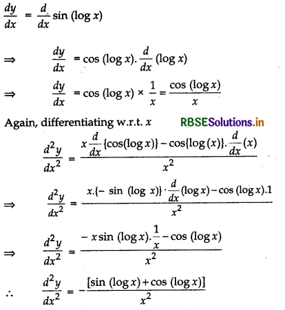 RBSE Solutions for Class 12 Maths Chapter 5 Continuity and Differentiability Ex 5.7 8