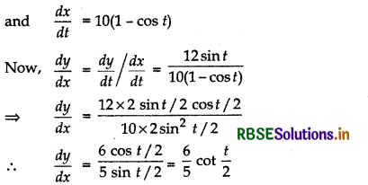 RBSE Solutions for Class 12 Maths Chapter 5 Continuity and Differentiability Miscellaneous Exercise 9