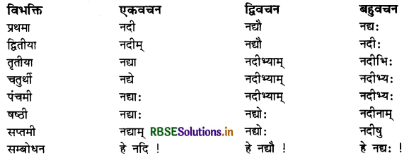 RBSE Class 11 Sanskrit व्याकरणम् शब्द-रूप 39