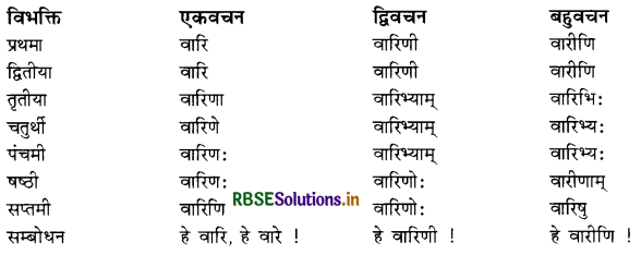 RBSE Class 11 Sanskrit व्याकरणम् शब्द-रूप 47